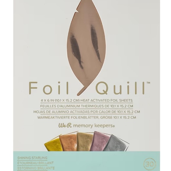 We R Memory Keepers Freestyle Foil Quill W/ Assorted Hot Foil Sheets and Rolls - Picture 5 of 13